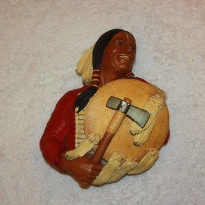 BOSSONS Vintage CHEYENNE 1967 Indian Chief  Large 10 x 8 inches